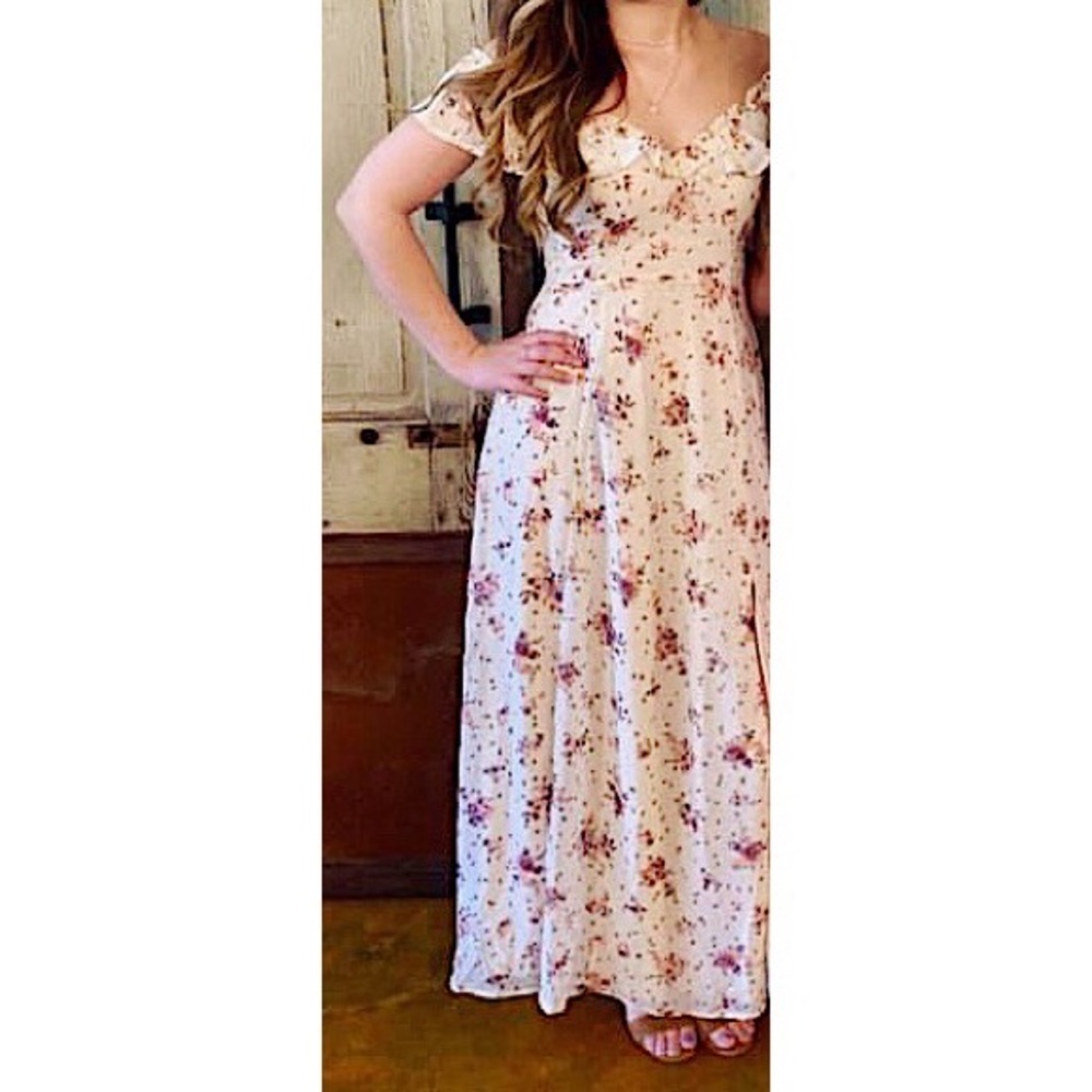 Boho Floral Francesca’s Maxi Dress